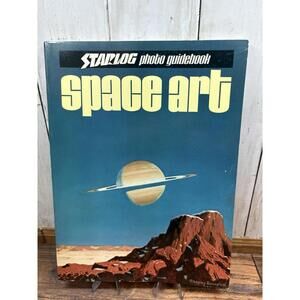 Starlog Photo Guidebook - Space Art By Ron Miller Coffee Table Paperback Book